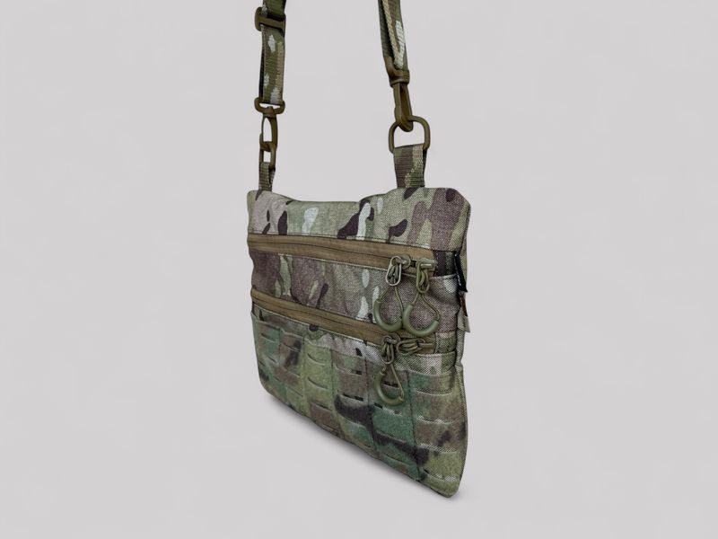 Сумка месенджер тактична (Multicam) MOLLE, Cordura 1000D, MULTITAC 4321 фото