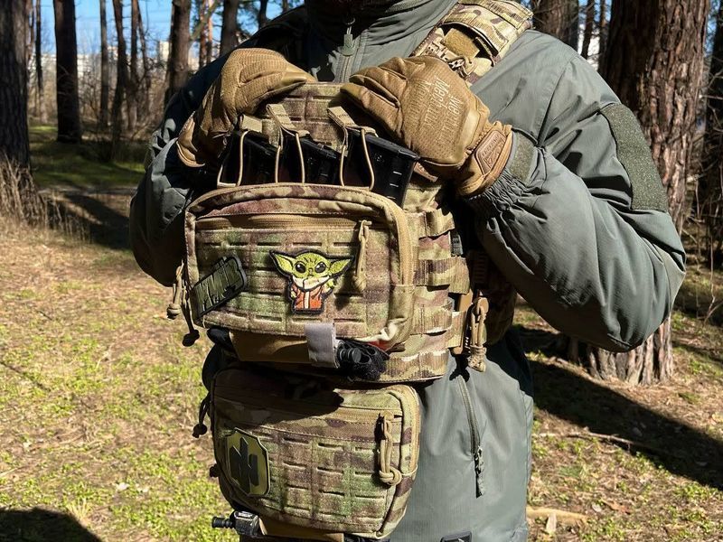 Напашник тактичний з балістичним пакетом 1 клас, MOLLE/Velcro, Cordura 1000D, MULTITAC 9072 фото